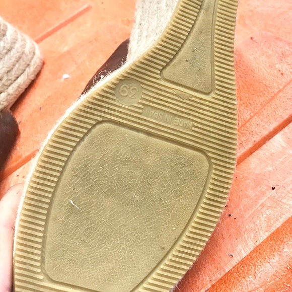 GIAMO LEATHER WEDGES, worn once! Size 39- 8-8.5 - Picture 2 of 2